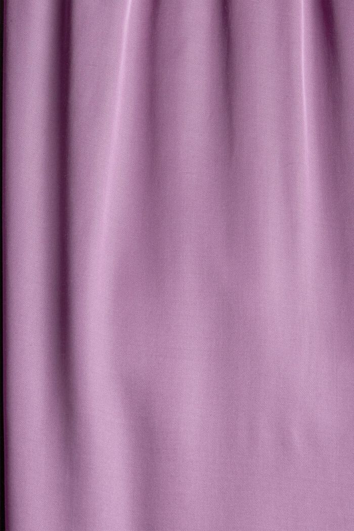 Satin-effect halterneck dress, LENZING™ ECOVERO™, PURPLE, detail image number 4
