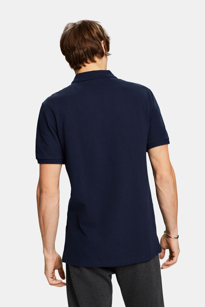 Piqué Polo Shirt, NAVY, detail image number 2