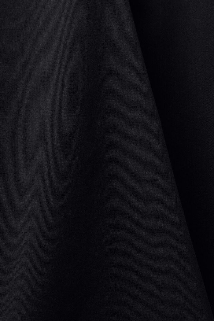 Oversized Button-Down Shirt, BLACK, detail image number 6
