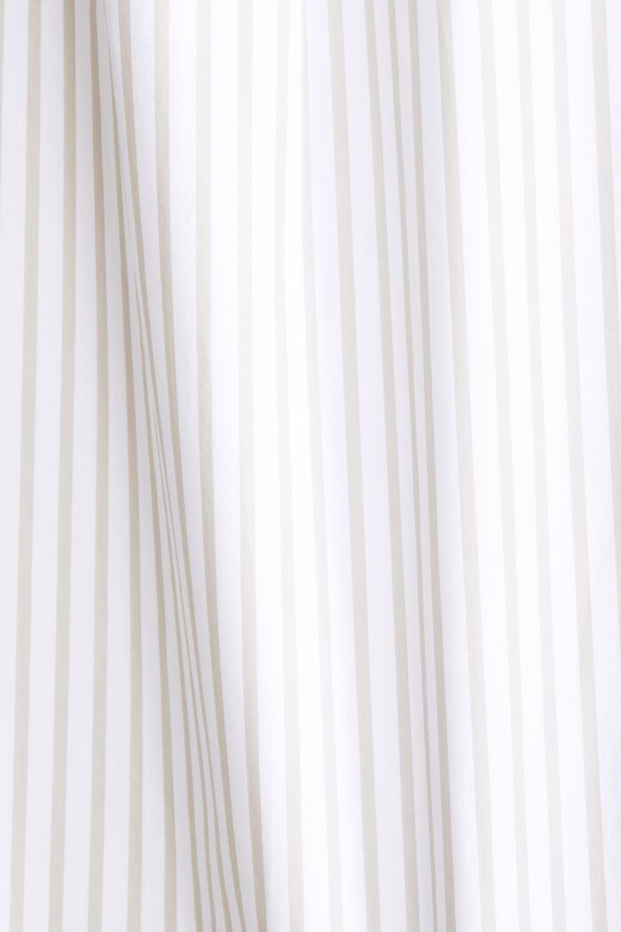 Striped Cotton-Poplin Shirt, LIGHT GREY, detail image number 4