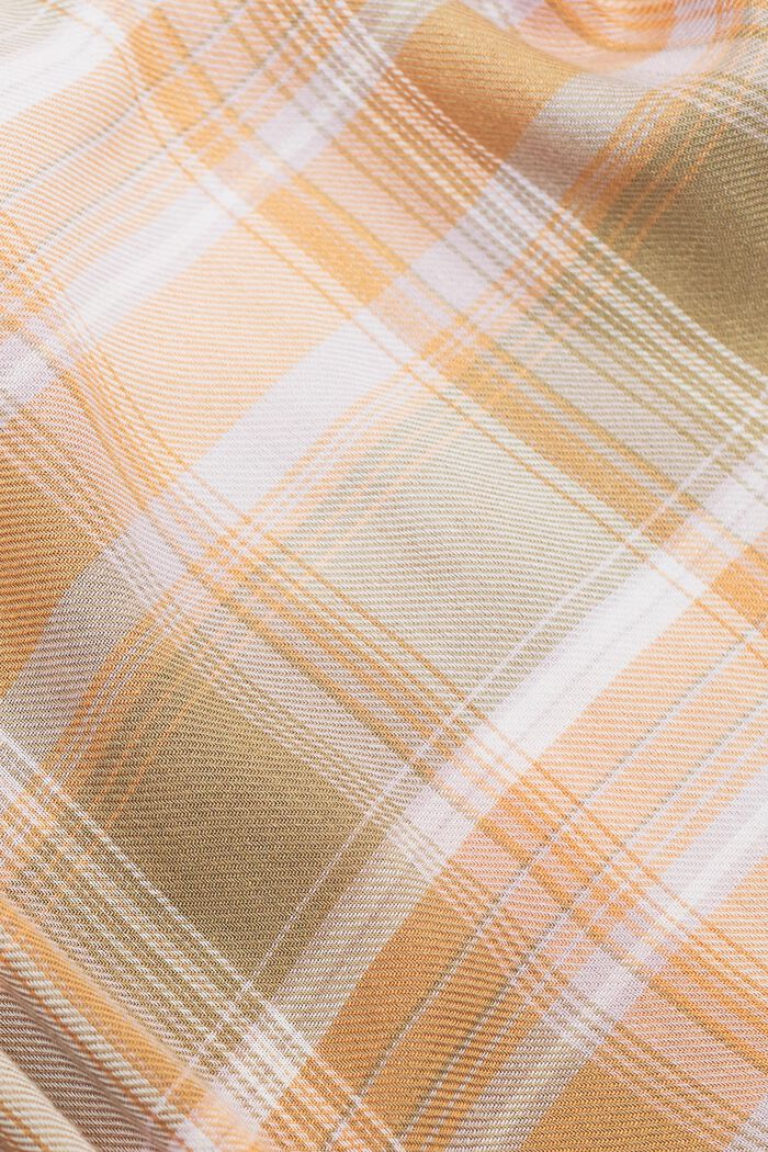Checked blouse, PEACH, detail image number 6