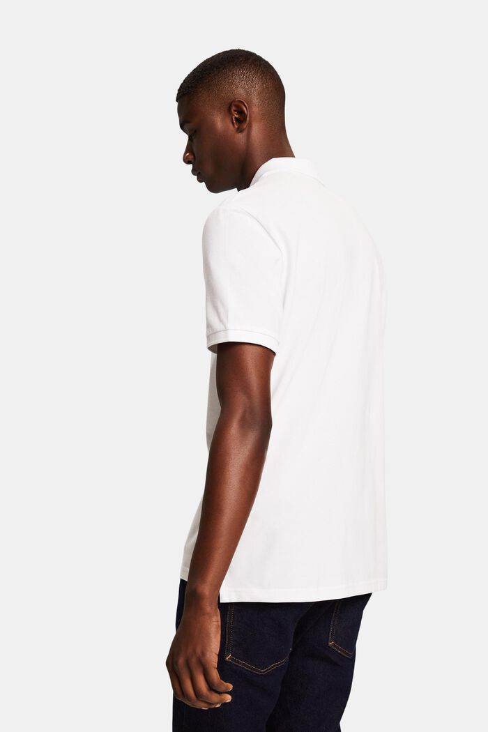 Piqué Polo Shirt, WHITE, detail image number 2
