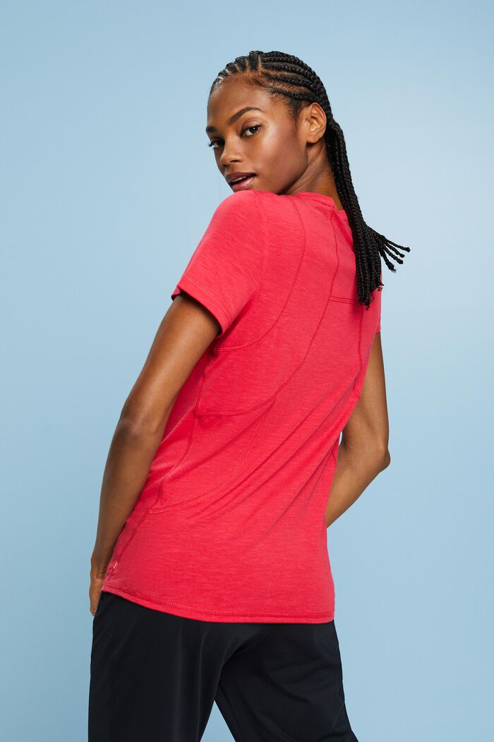 Active T-Shirt, E-DRY, RED, detail image number 2