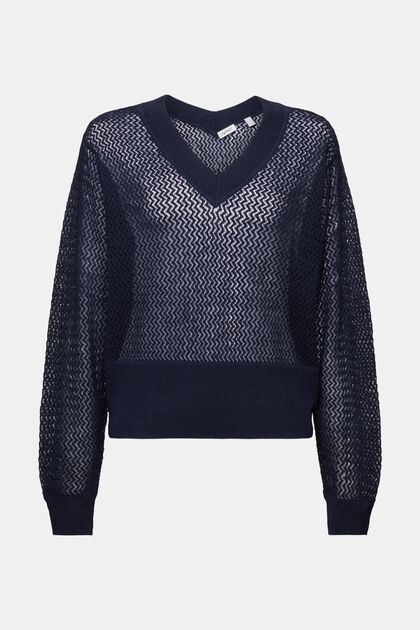 Structured V-Neck Sweater
