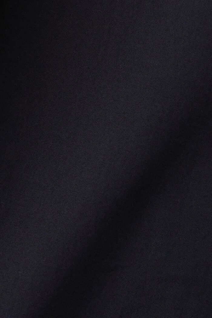 Slim fit cotton shirt, BLACK, detail image number 4