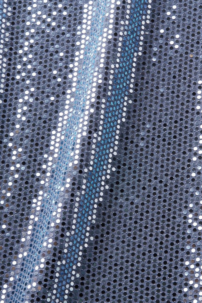 Sequin Appliqué Oversized T-Shirt, BLUE LAVENDER, detail image number 5