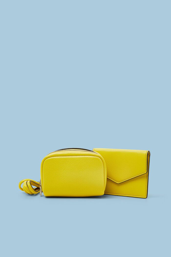 Mini Pouch Bag, YELLOW, detail image number 0