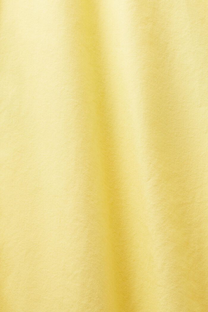 Cotton-Poplin Shirt, PASTEL YELLOW, detail image number 5