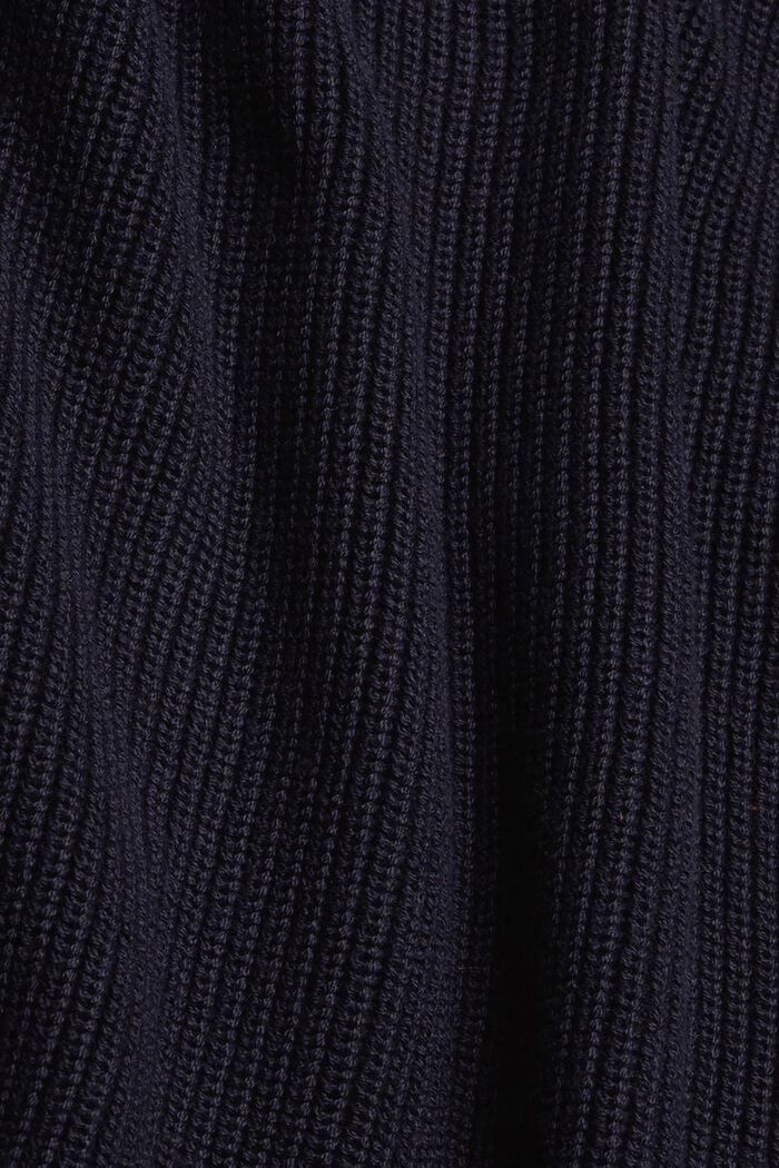 Long jumper made of blended cotton, NAVY, detail image number 4