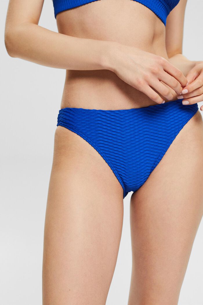 Briefs with textured stripes , BRIGHT BLUE, detail image number 1