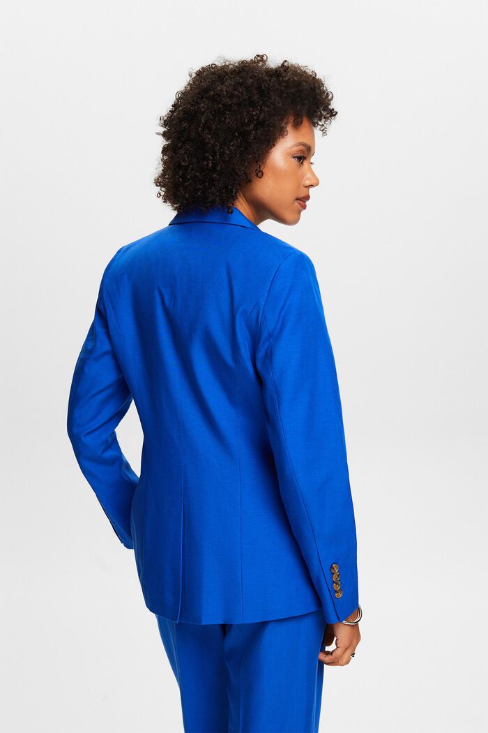 Mix and Match Single-Breasted Blazer, BRIGHT BLUE, detail image number 2