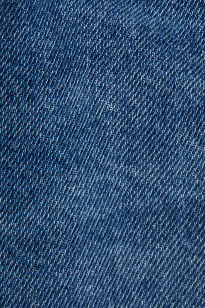 Embroidered jeans mini skirt, BLUE LIGHT WASHED, detail image number 6