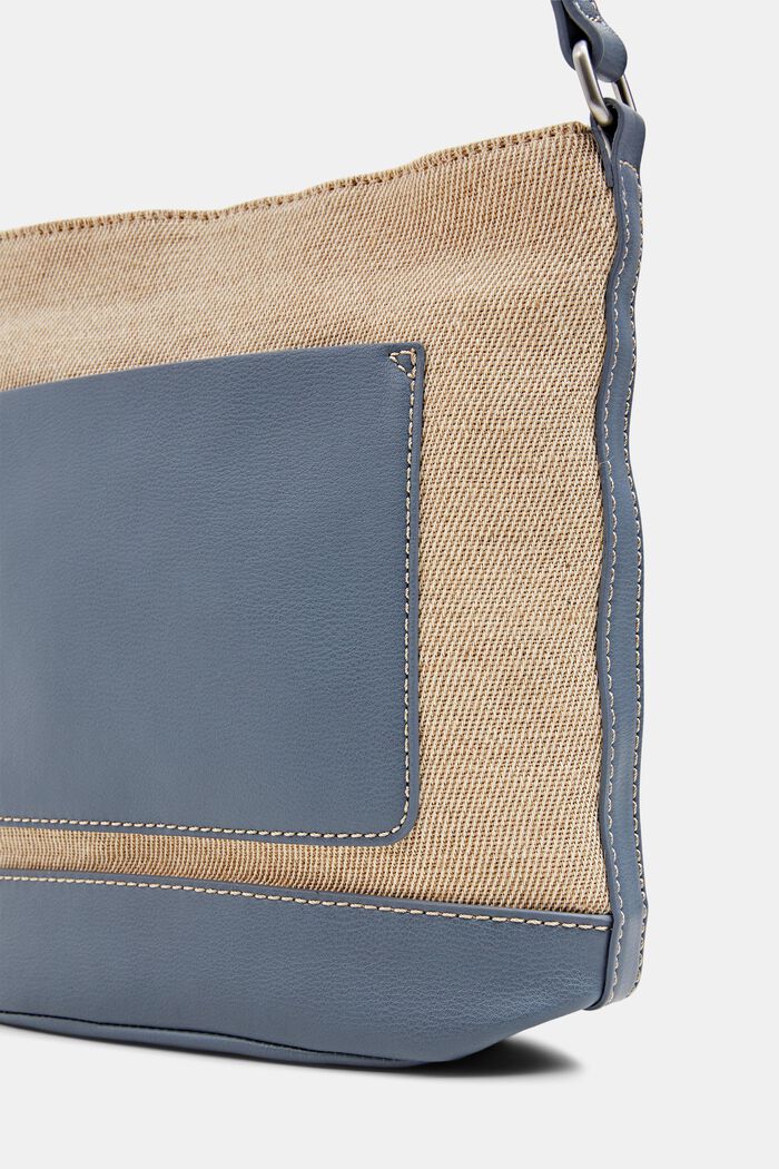Bag made of blended linen, LIGHT BLUE, detail image number 3