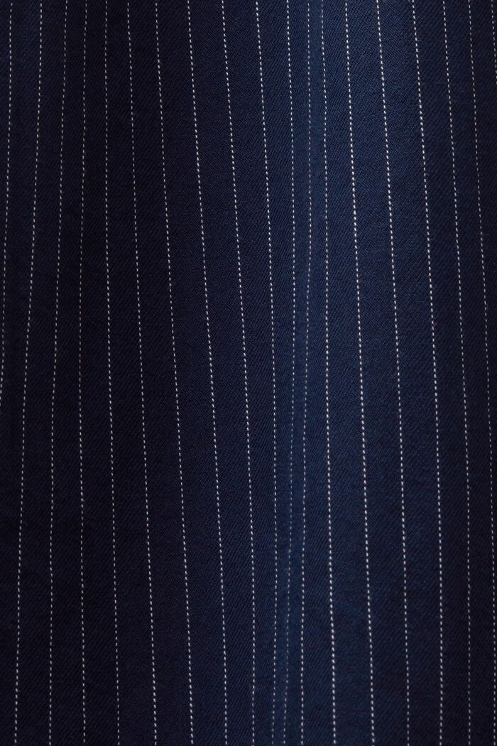 Pinstriped twill shirt, 100% cotton, NAVY, detail image number 4