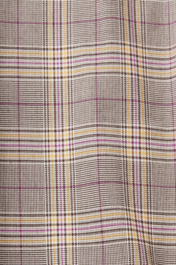 Checked shacket, BEIGE, detail image number 6