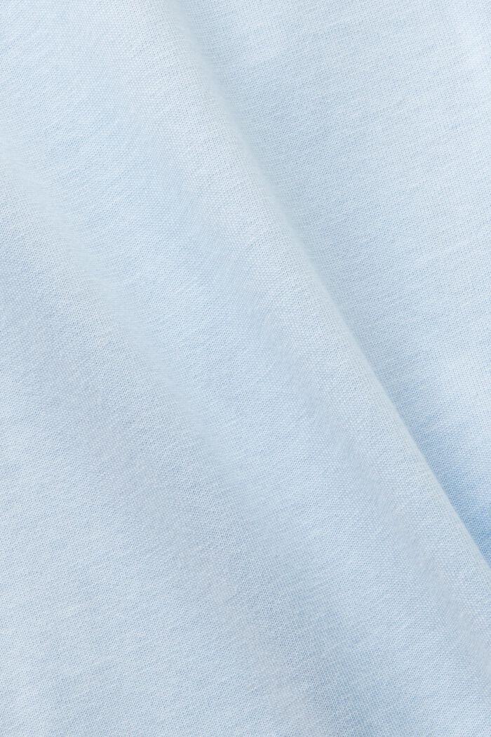 Organic Cotton Printed T-Shirt, PASTEL BLUE, detail image number 6