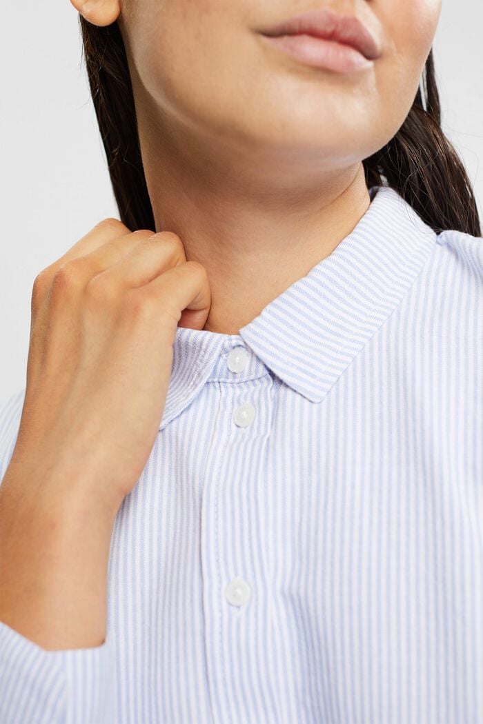 Striped blouse, LIGHT BLUE, detail image number 2