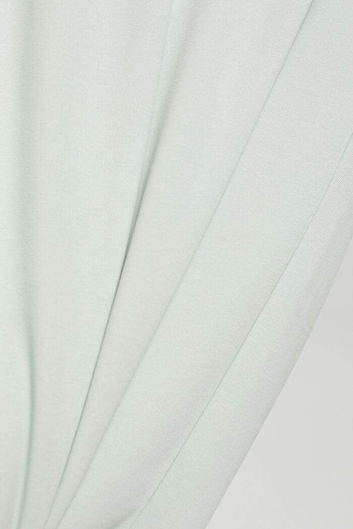 Tracksuit bottoms made of organic blended cotton, PASTEL GREEN, detail image number 4