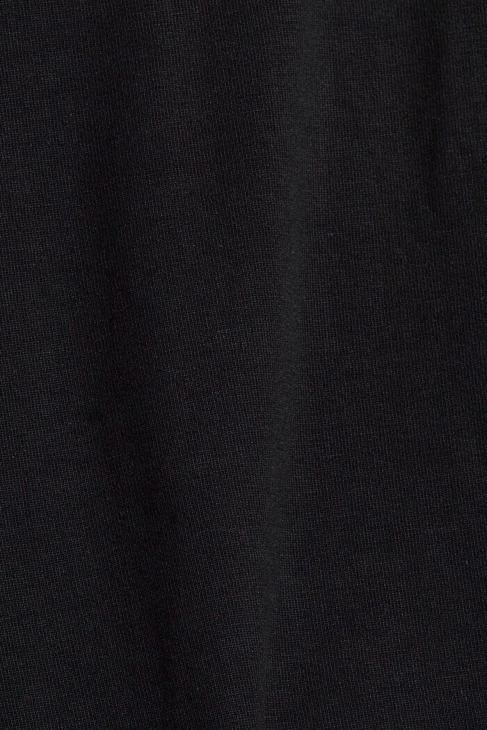 T-shirt with print in TENCEL™ x REFIBRA™, BLACK, detail image number 4