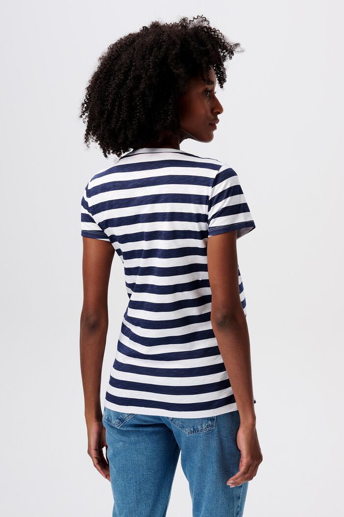 MATERNITY Striped T-Shirt, BRIGHT WHITE, detail image number 3