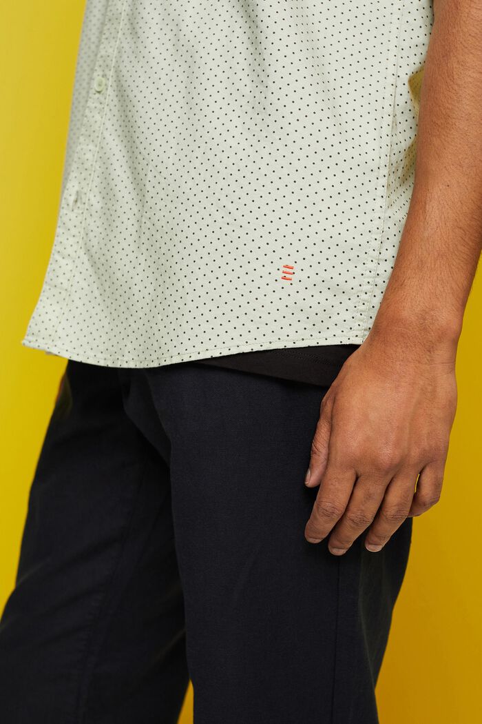Printed Button Down Shirt, LIGHT GREEN, detail image number 2