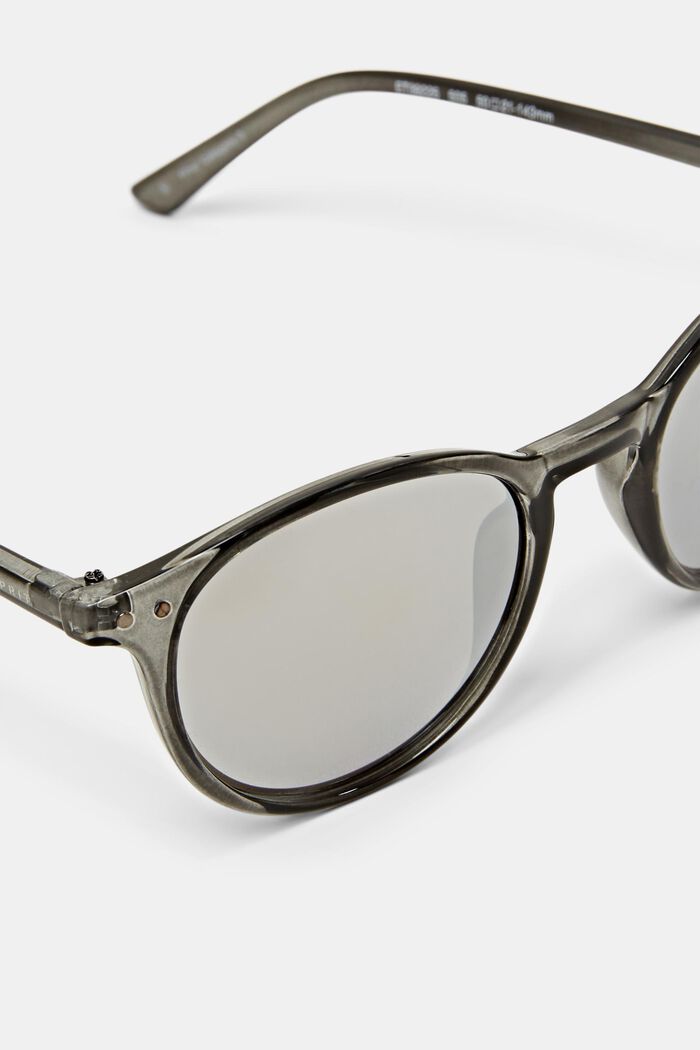 Unisex sunglasses with mirrored lenses, GRAY, detail image number 1