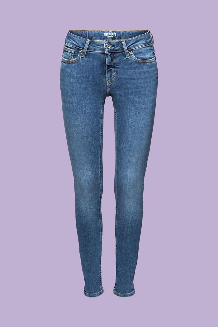Mid-Rise Skinny Jeans, BLUE MEDIUM WASHED, detail image number 6