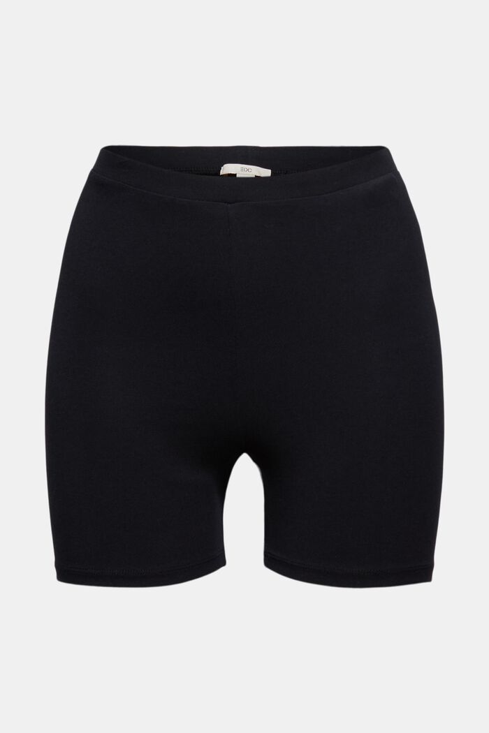 Jersey shorts made of organic cotton, BLACK, detail image number 5