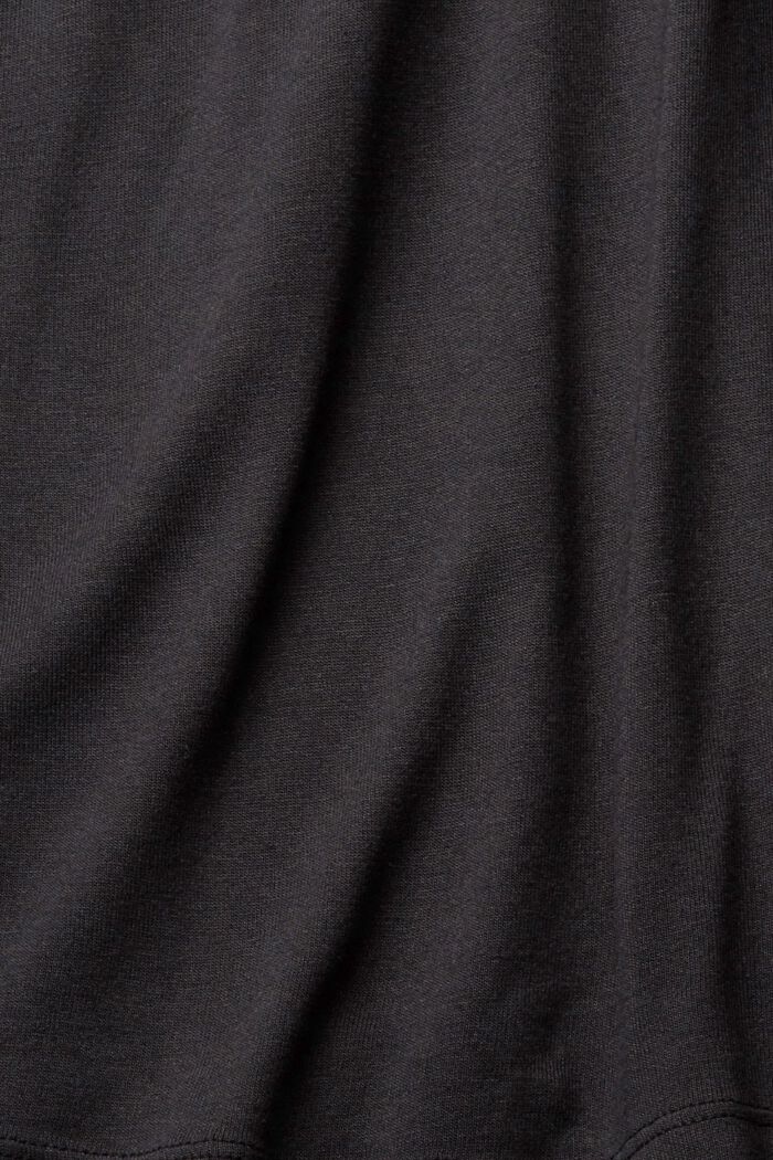 Wide sleeve shirt, LENZING™ ECOVERO™, BLACK, detail image number 5