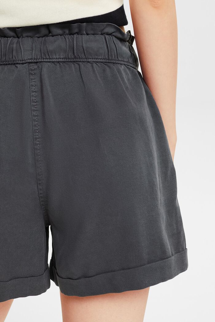 Twill Pull-On Shorts, ANTHRACITE, detail image number 3