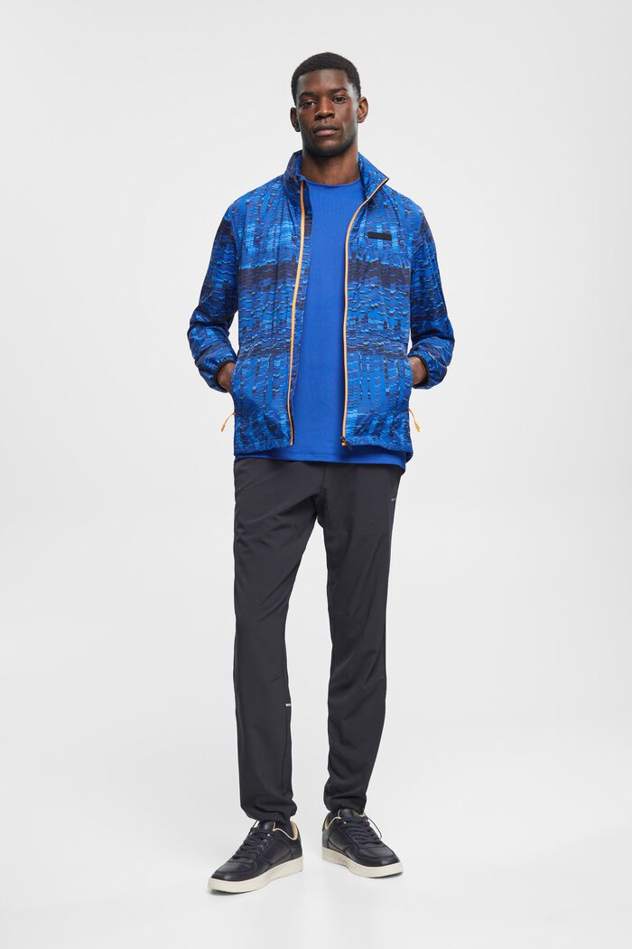 Water-resistant hooded jacket, BRIGHT BLUE, detail image number 1