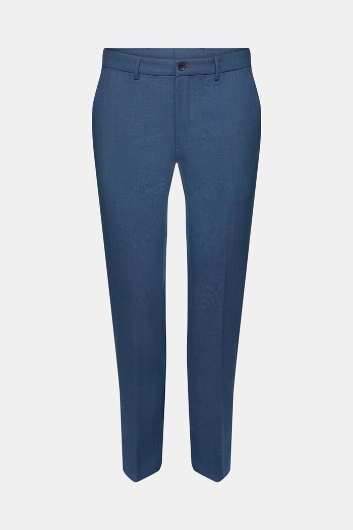 Mix & Match: Bird's eye suit trousers, BLUE, detail image number 7