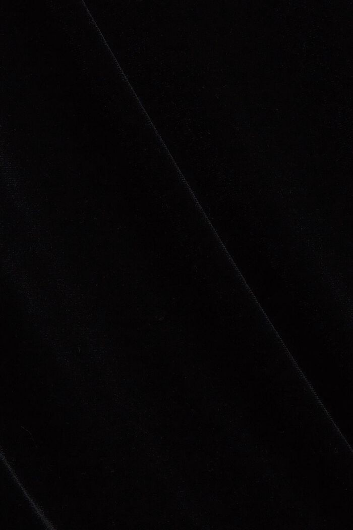 Velvet top with glitter straps, BLACK, detail image number 4