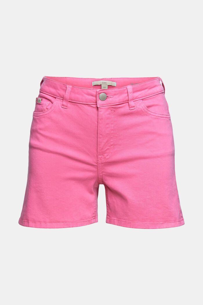 Shorts with stretch for comfort, PINK FUCHSIA, overview