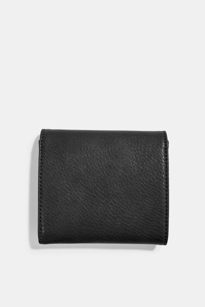 Small faux leather wallet, BLACK, detail image number 1