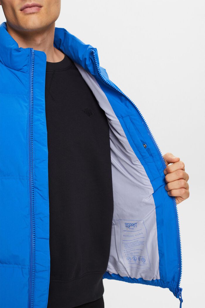 Quilted Puffer Vest, BRIGHT BLUE, detail image number 2
