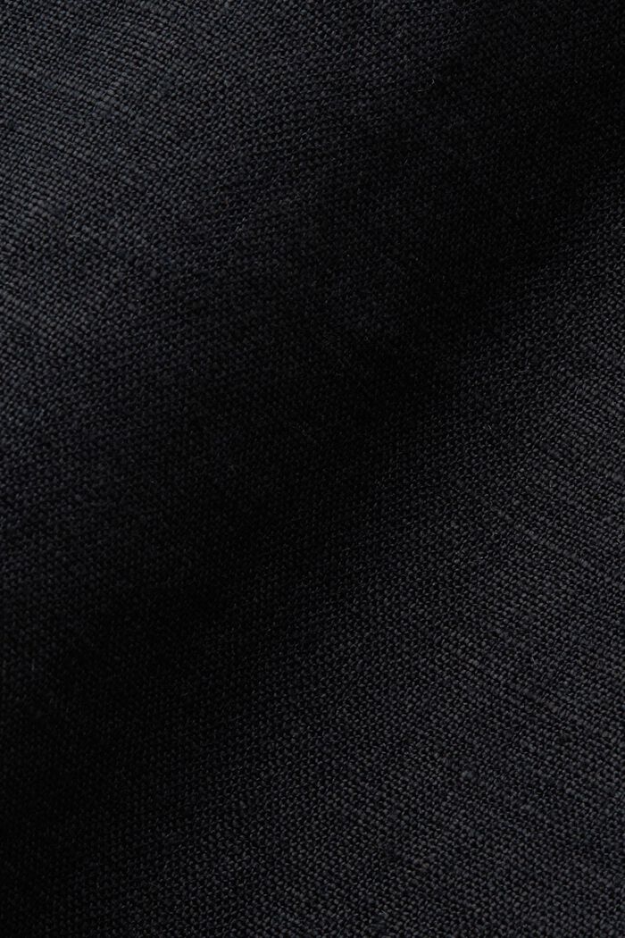 T-shirt with elastic sleeves, BLACK, detail image number 5
