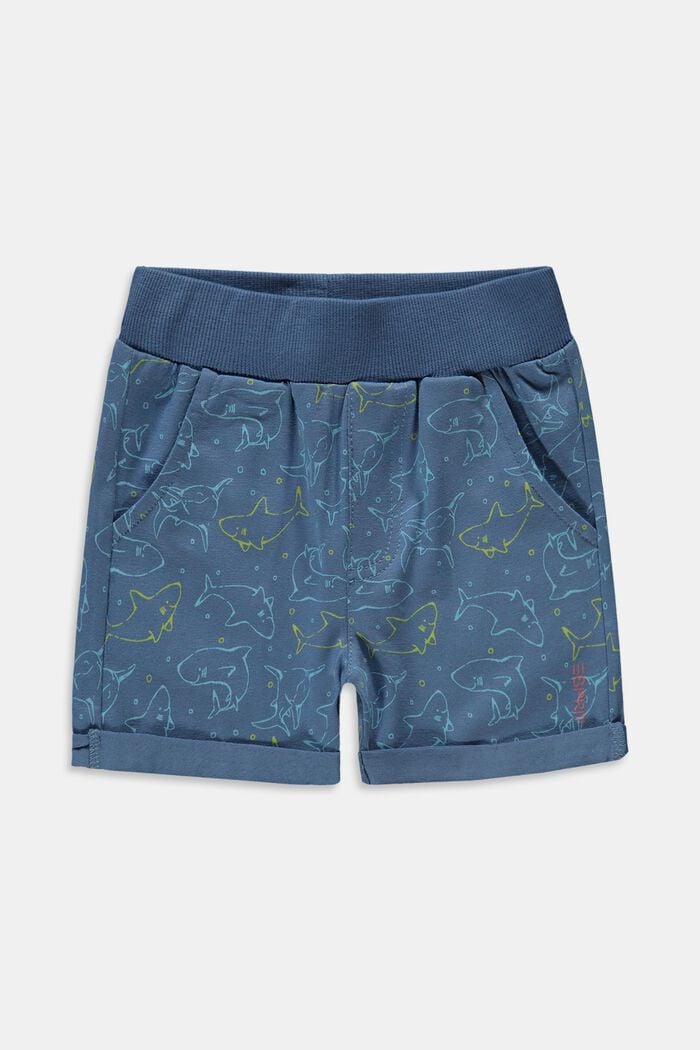 Jersey shorts with print in organic cotton