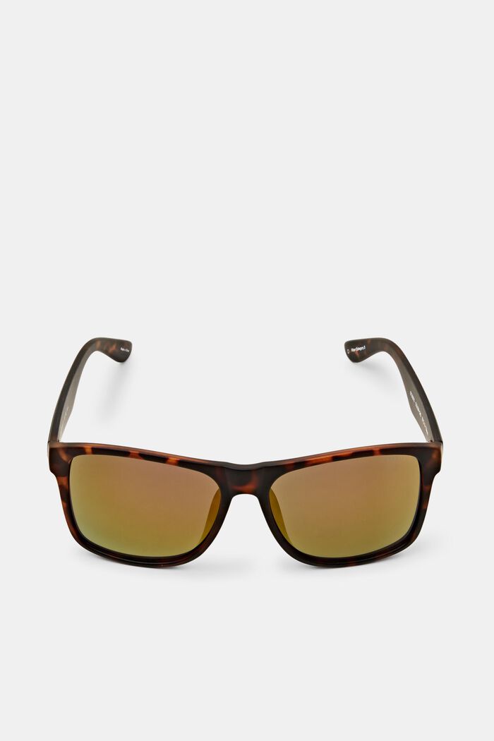 Tinted Square Framed Sunglasses, HAVANNA, detail image number 0