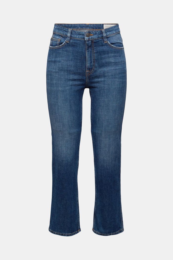 Kick flare jeans, BLUE DARK WASHED, overview