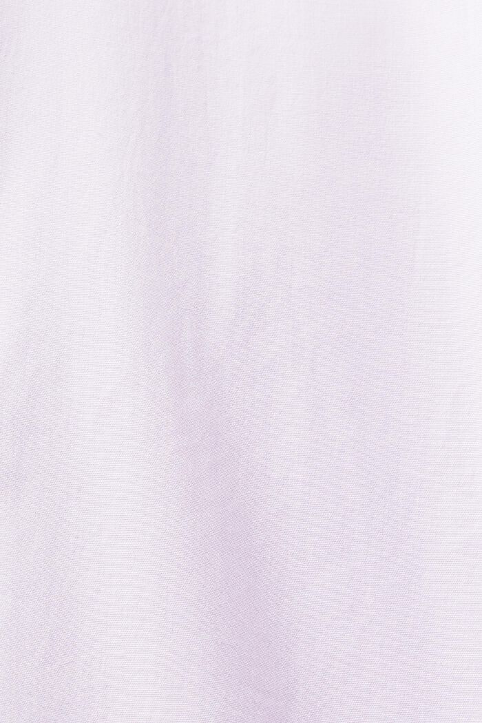 Oversized Cotton Poplin Shirt, LAVENDER, detail image number 5