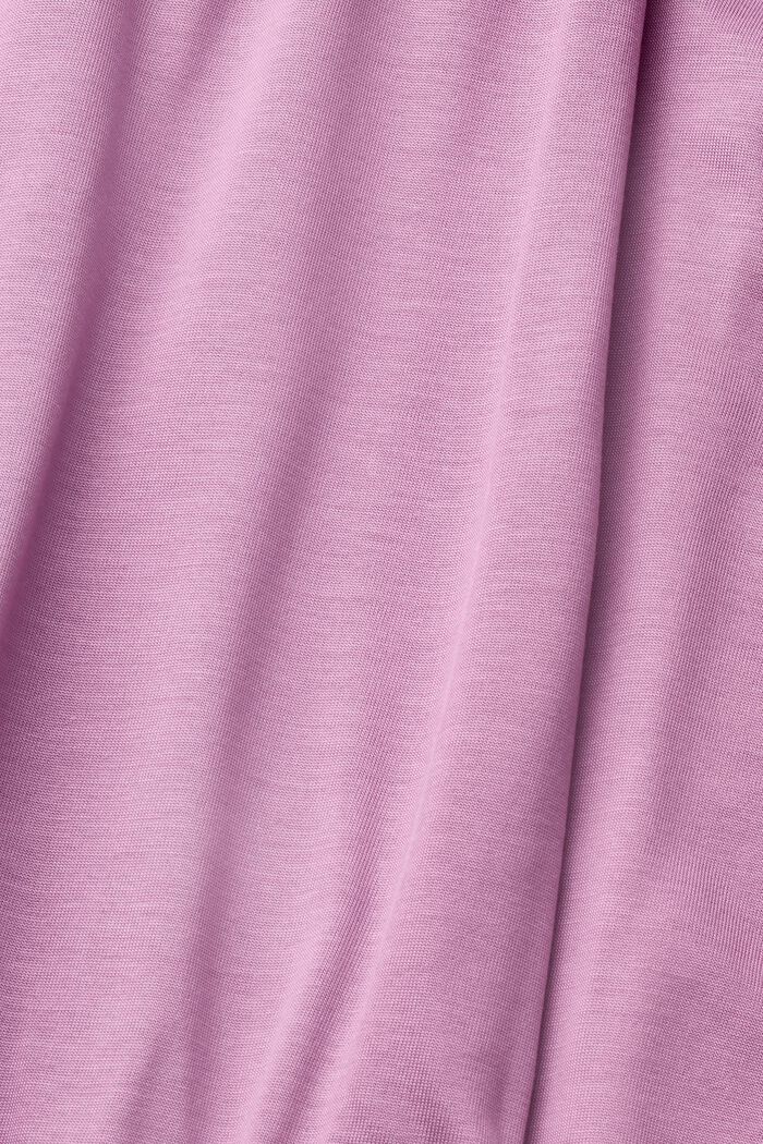 Frill detail jersey dress made of TENCEL™, PURPLE, detail image number 5