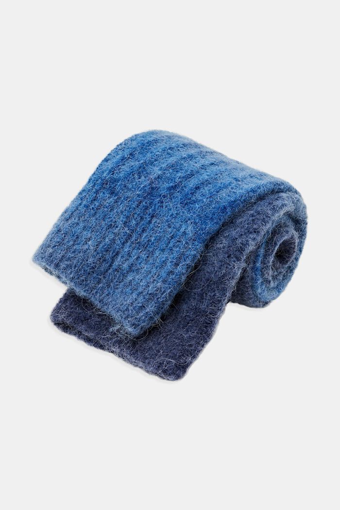Wool Alpaca Blend Socks, BLUE, detail image number 1