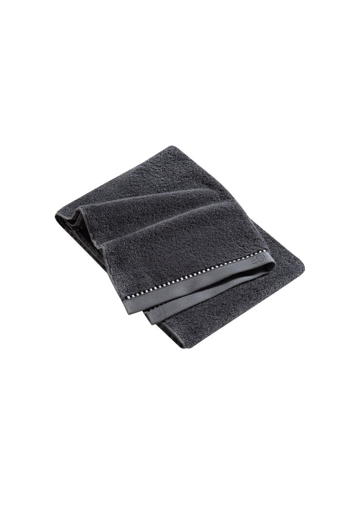 With TENCEL™: terry cloth towel collection, GREY STEEL, detail image number 3