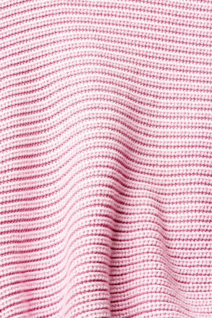 Cardigan in a wrap-over look, PINK, detail image number 4