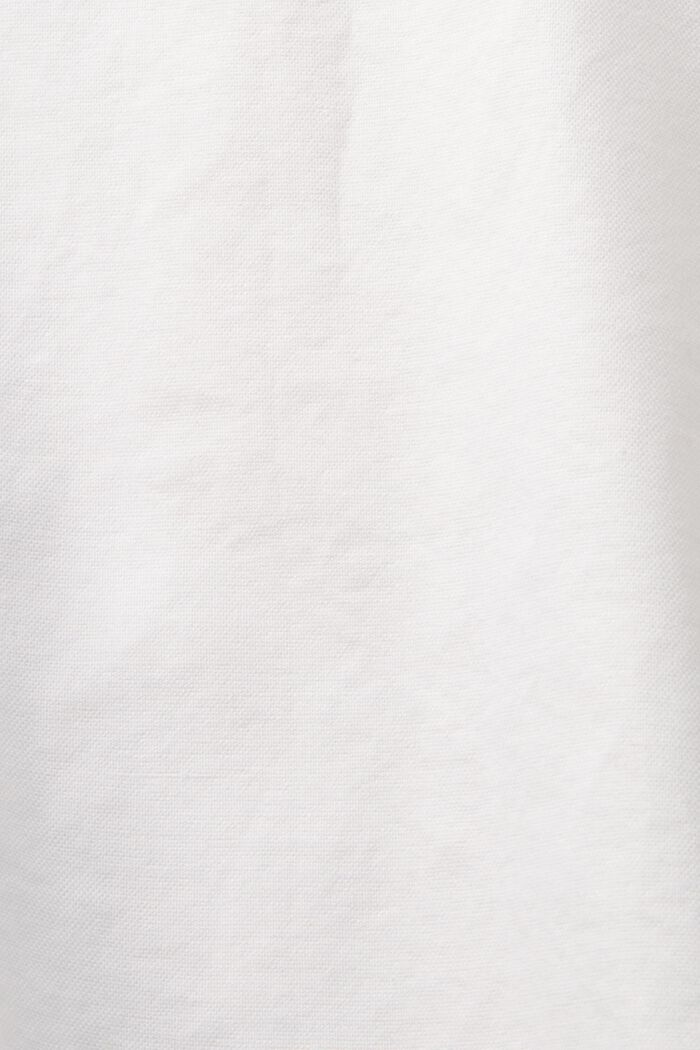 Oxford Shirt Blouse, WHITE, detail image number 6