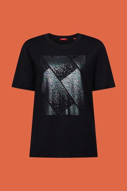 Holographic Print T-Shirt