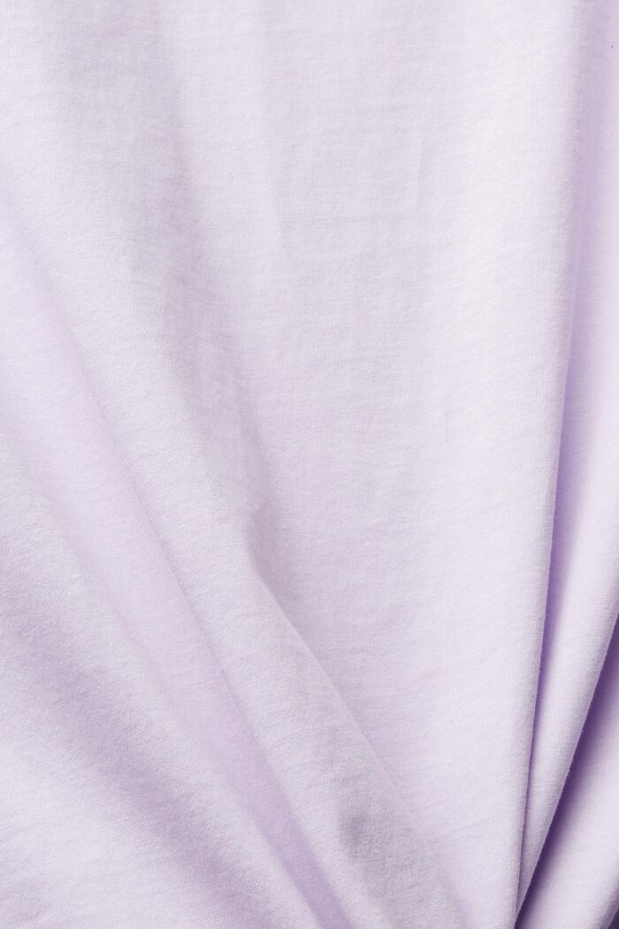 Cotton sleeveless top, LAVENDER, detail image number 4