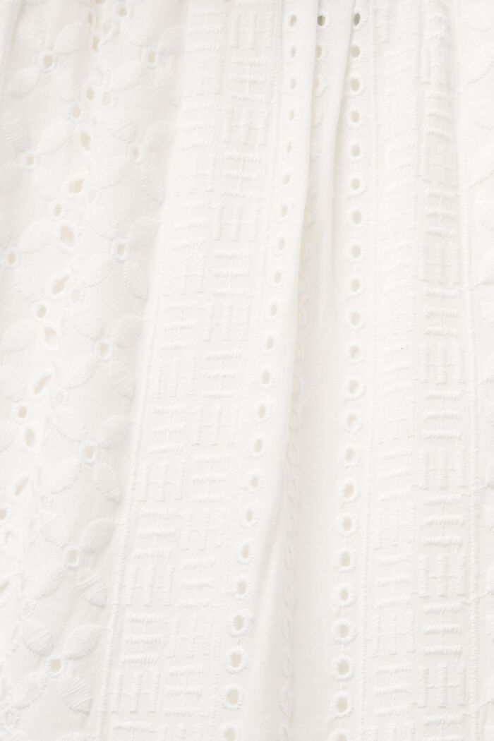Embroidered skirt, LENZING™ ECOVERO™, WHITE, detail image number 6