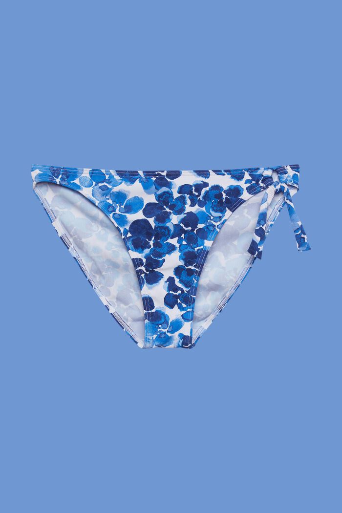 Recycled: patterned bikini bottoms, BLUE, detail image number 3